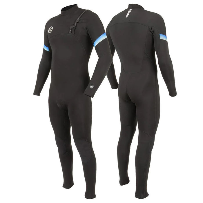Vissla 4/3 7 Seas Raditude Chest Zip Wetsuit Black 2