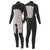 Vissla 4/3 7 Seas Raditude Chest Zip Wetsuit Black 2