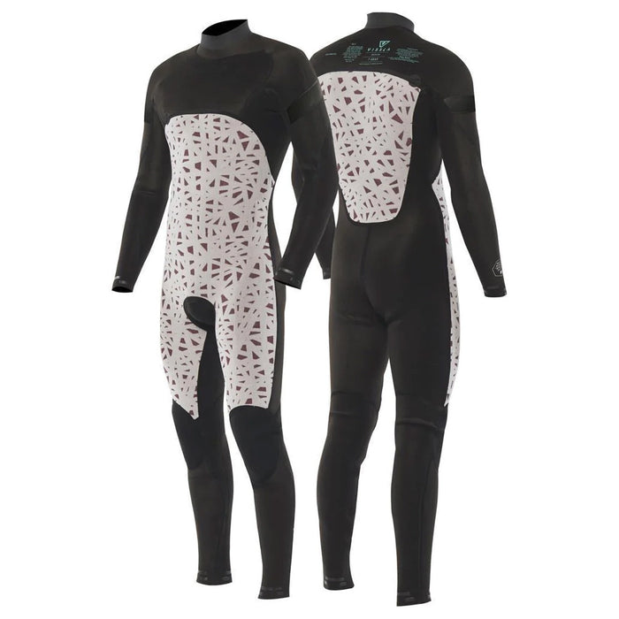 Vissla 4/3 7 Seas Raditude Chest Zip Wetsuit Black 2