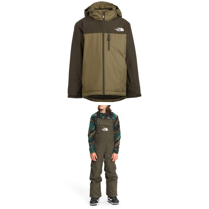 The North Face Snowquest Plus Insulated Jacket + Freedom Insulated Bibs - Kids' 2022