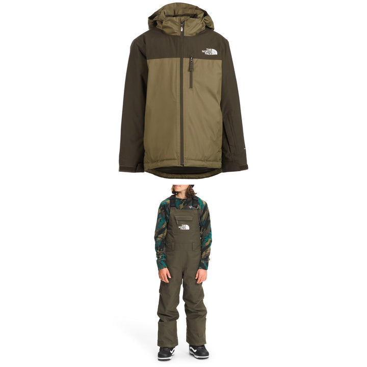 The North Face Snowquest Plus Insulated Jacket + Freedom Insulated Bibs - Kids' 2022