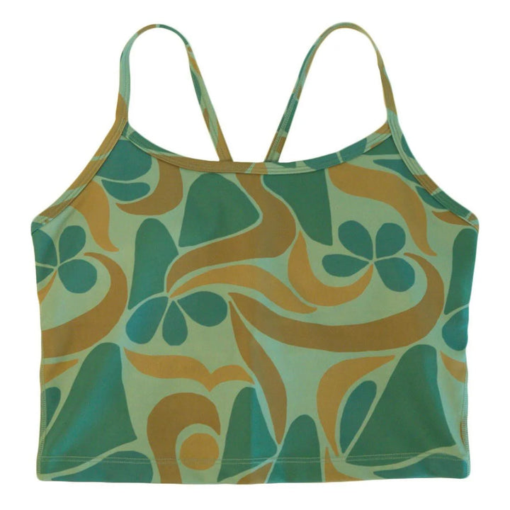 Parks Project Zion Narrows Recycled Cropped Tank Top - Women's Sea Green