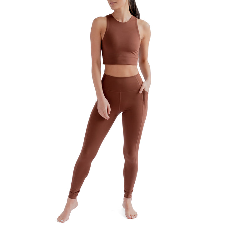 Girlfriend Collective Dyland Tank Bra - Women's Earth