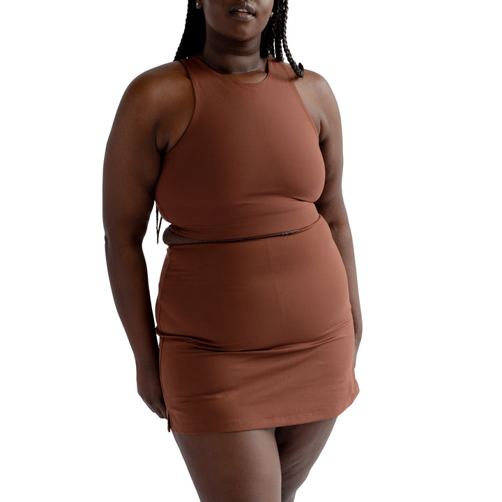 Girlfriend Collective Dyland Tank Bra - Women's Earth