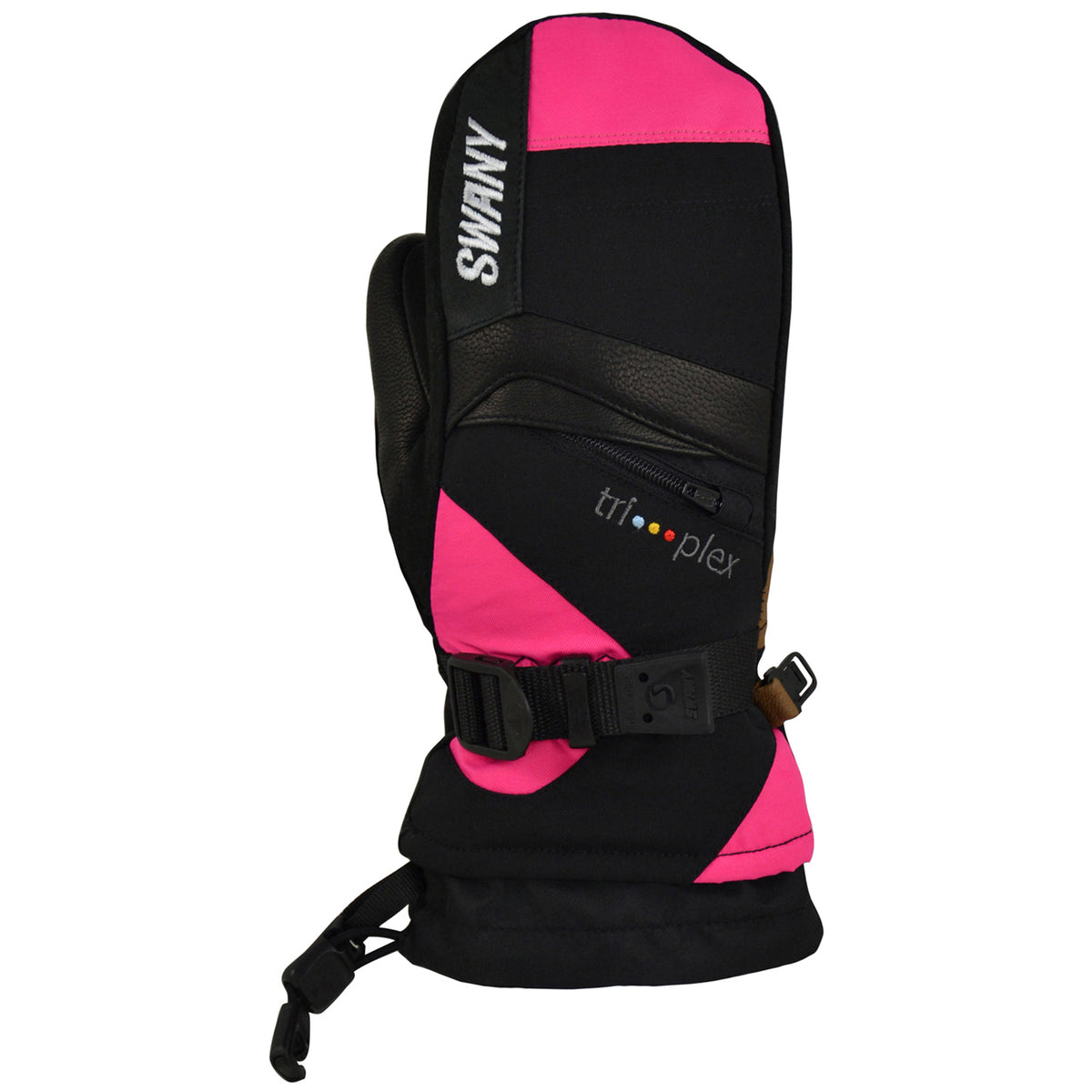 Swany X-Change Mittens - Kids' Black/Magenta