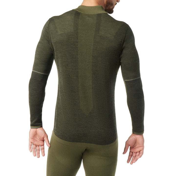 Smartwool Intraknit Merino 250 Thermal 1/4 Zip Winter Moss