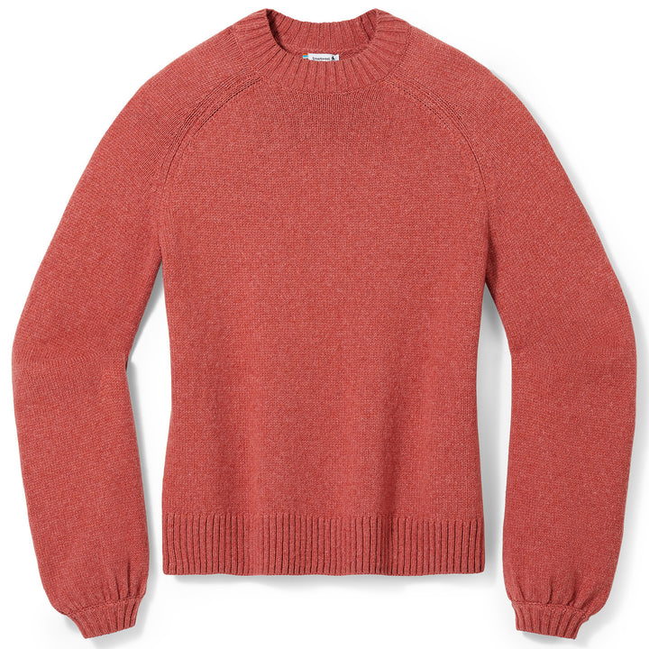 Smartwool Cozy Lodge Belle Sleeve Sweater - Women's Dusty Cedar Heather