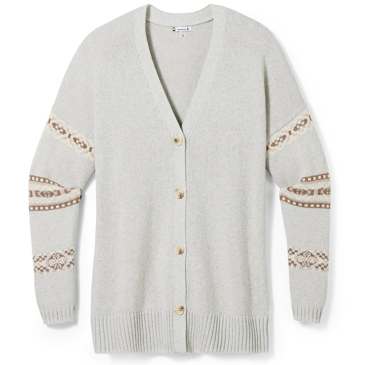 Smartwool Cozy Lodge Boyfriend Cardigan - Women's Ash Heather