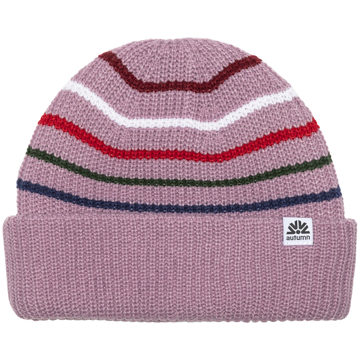 Autumn Retro Beanie Mauve