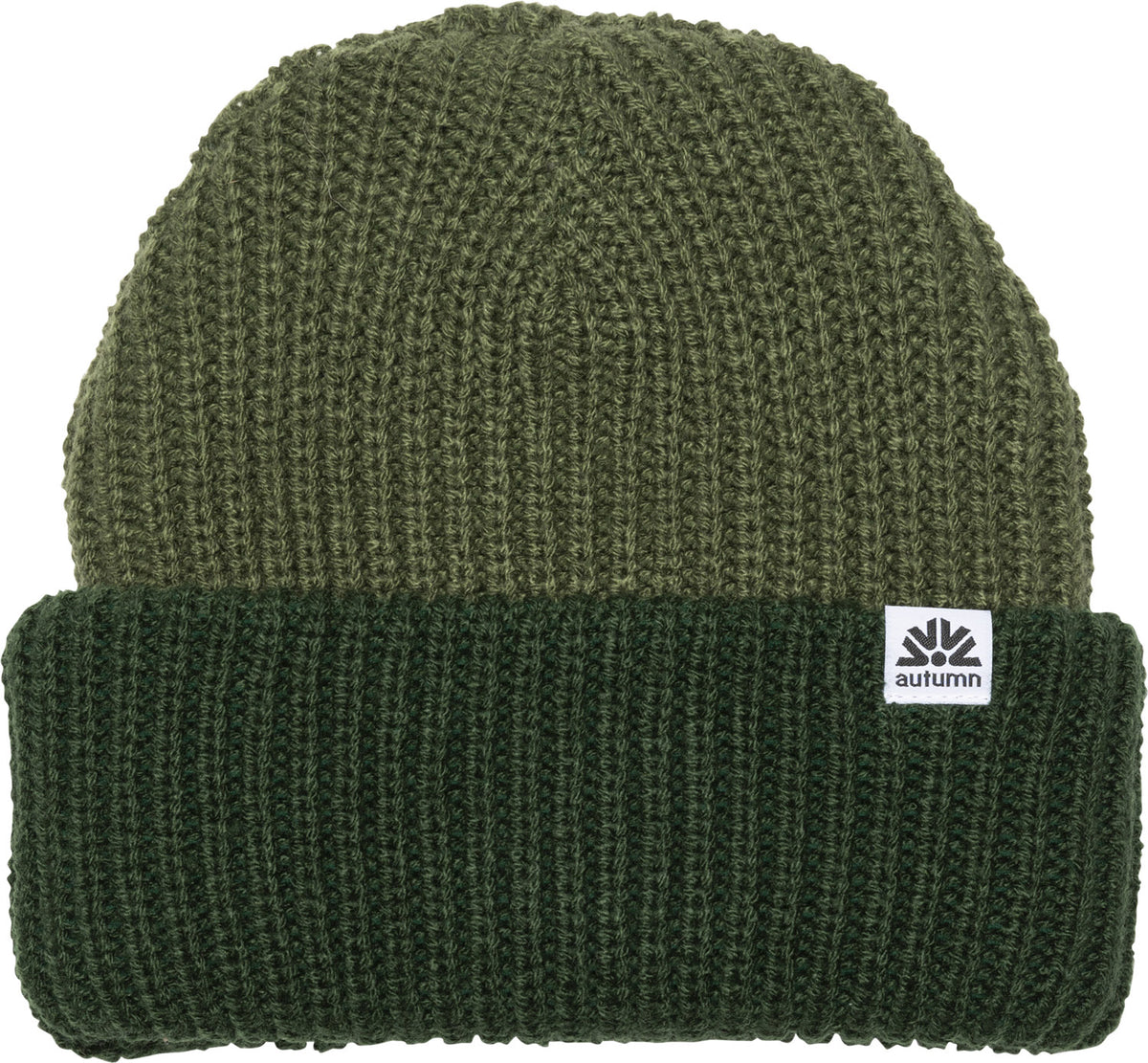 Autumn Dual Tone Beanie Dark Green