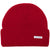 Autumn Waffle Beanie Red