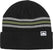 Autumn Bold Stripe Beanie Black