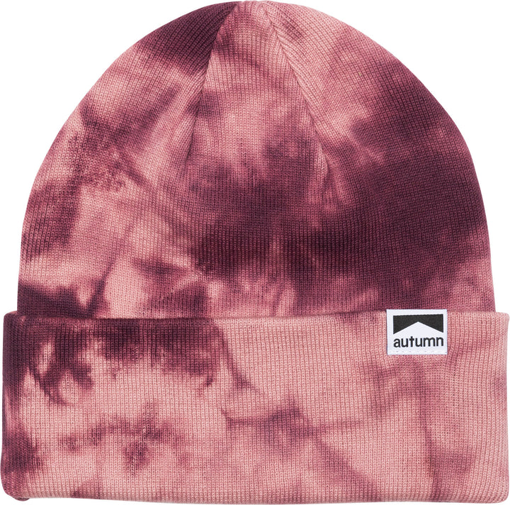 Autumn Tie Dye Beanie Mauve