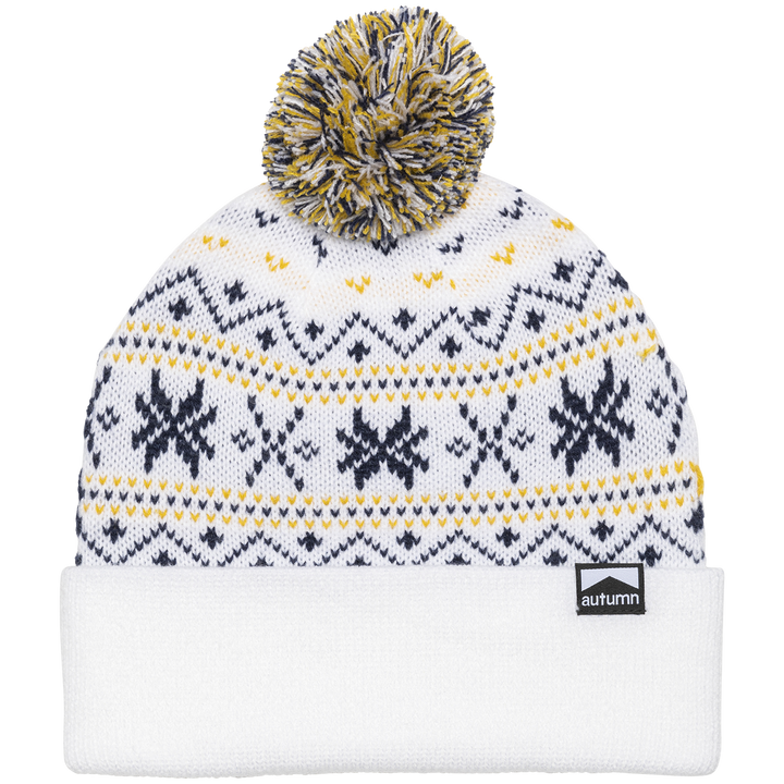 Autumn Wonderland Beanie White