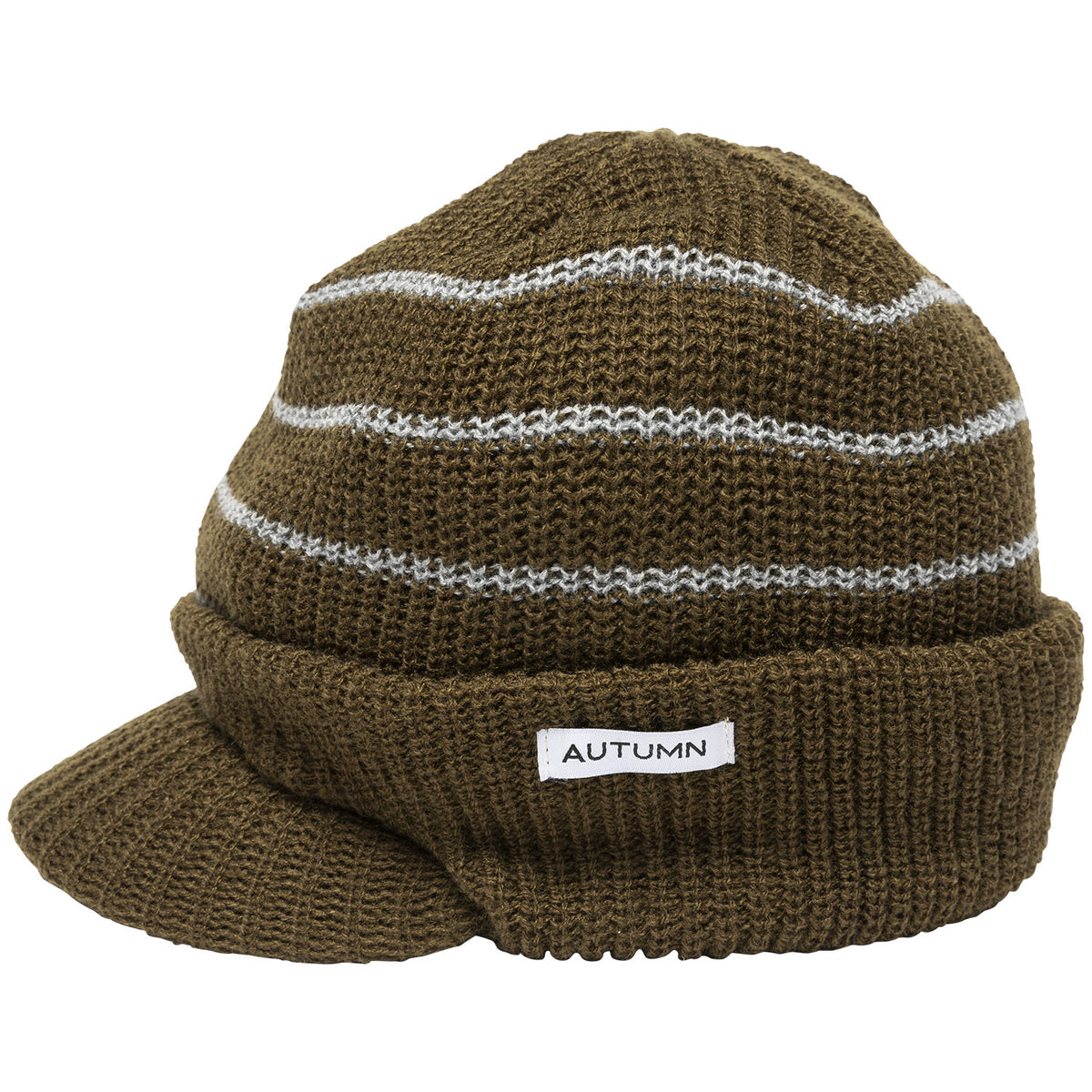 Autumn Visor Beanie Army Green