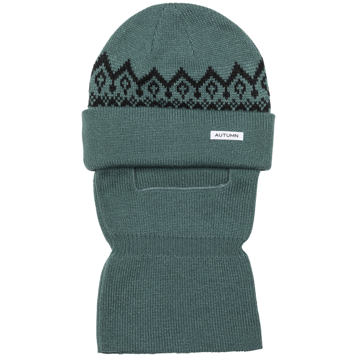Autumn Mask Beanie Work Green