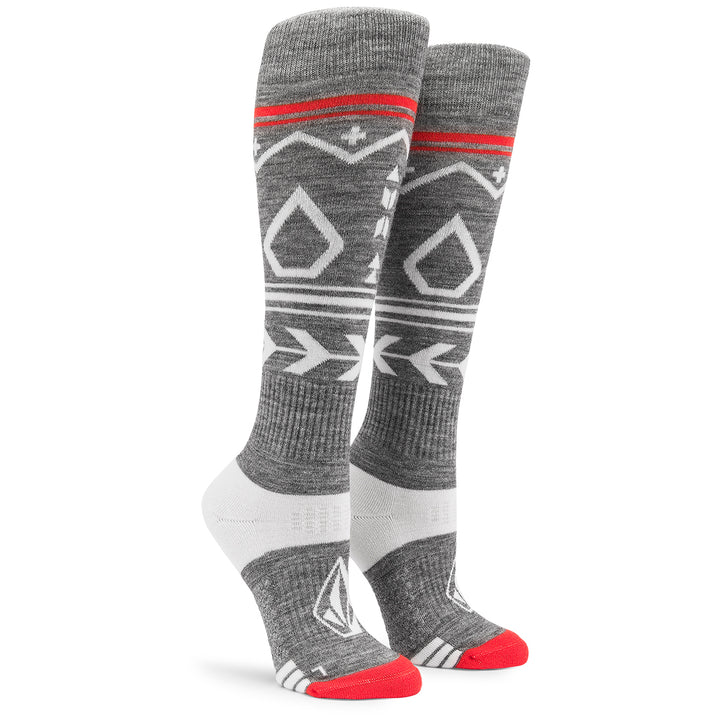 Volcom TTT Snowboard Socks - Women's Heather Grey
