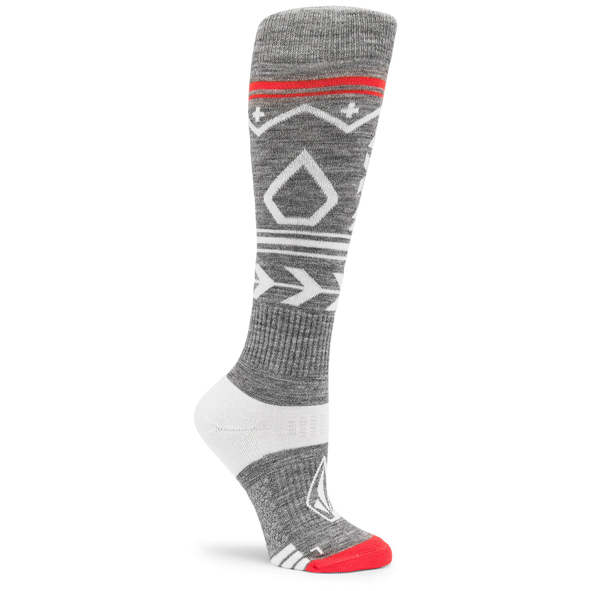 Volcom TTT Snowboard Socks - Women's Heather Grey