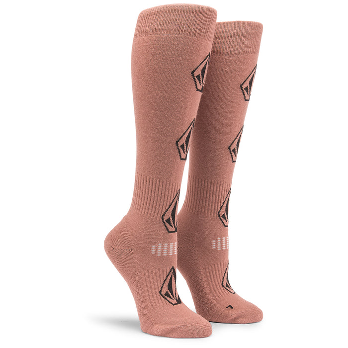 Volcom Sherwood Snowboard Socks - Women's Rosewood