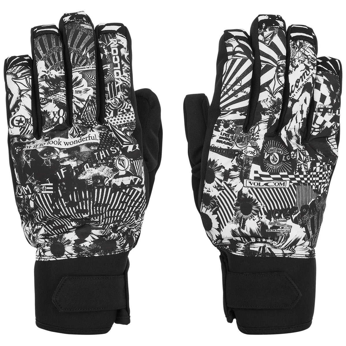 Volcom V. CO Nyle Gloves Black/White