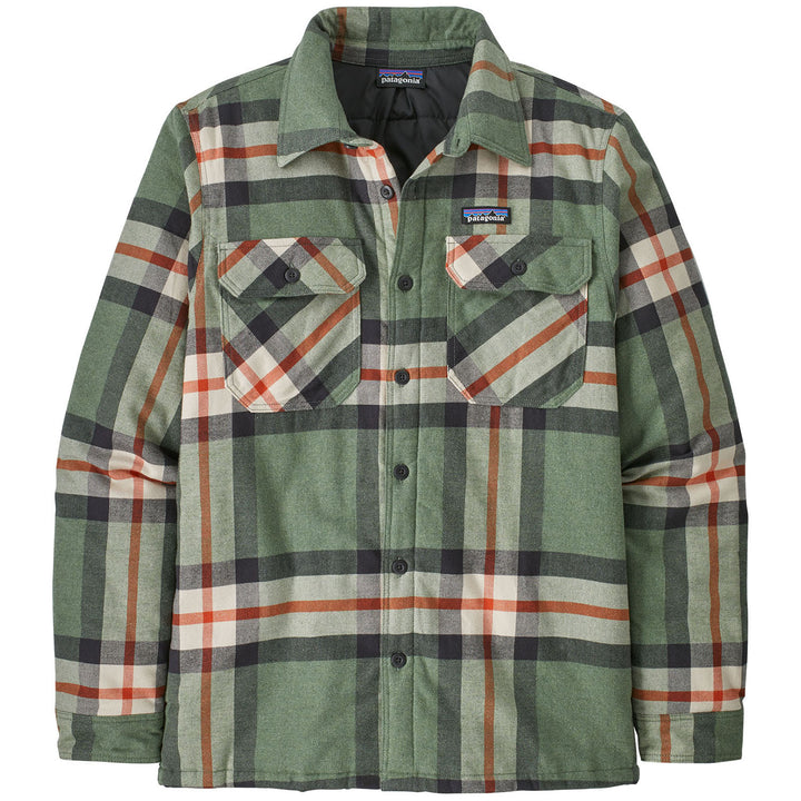 Patagonia Fjord Midweight Insulated Flannel Shirt - Men's Forestry:Hemlock Green