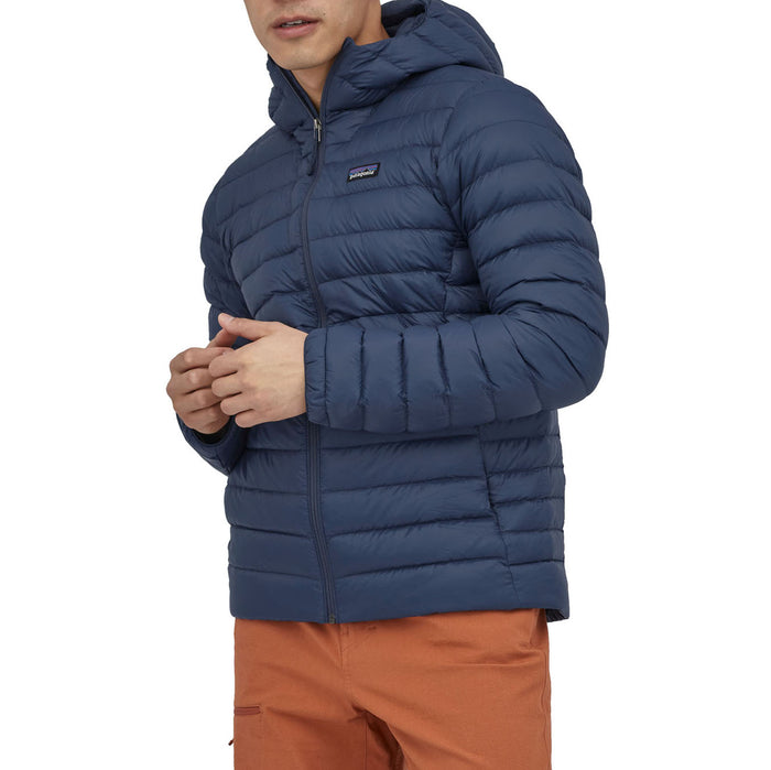 Patagonia Down Sweater Hoodie - Men's New Navy