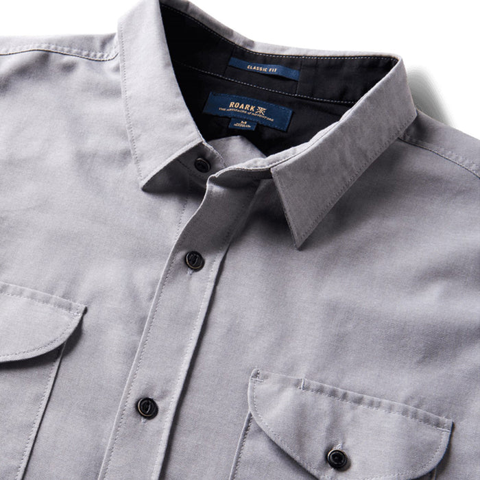 Roark Well Worn Long-Sleeve Shirt - Men's Smoke