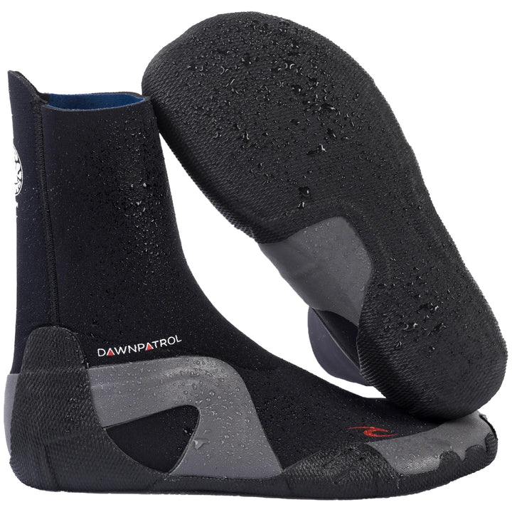 Rip Curl 5mm Dawn Patrol Round Toe Boots Black