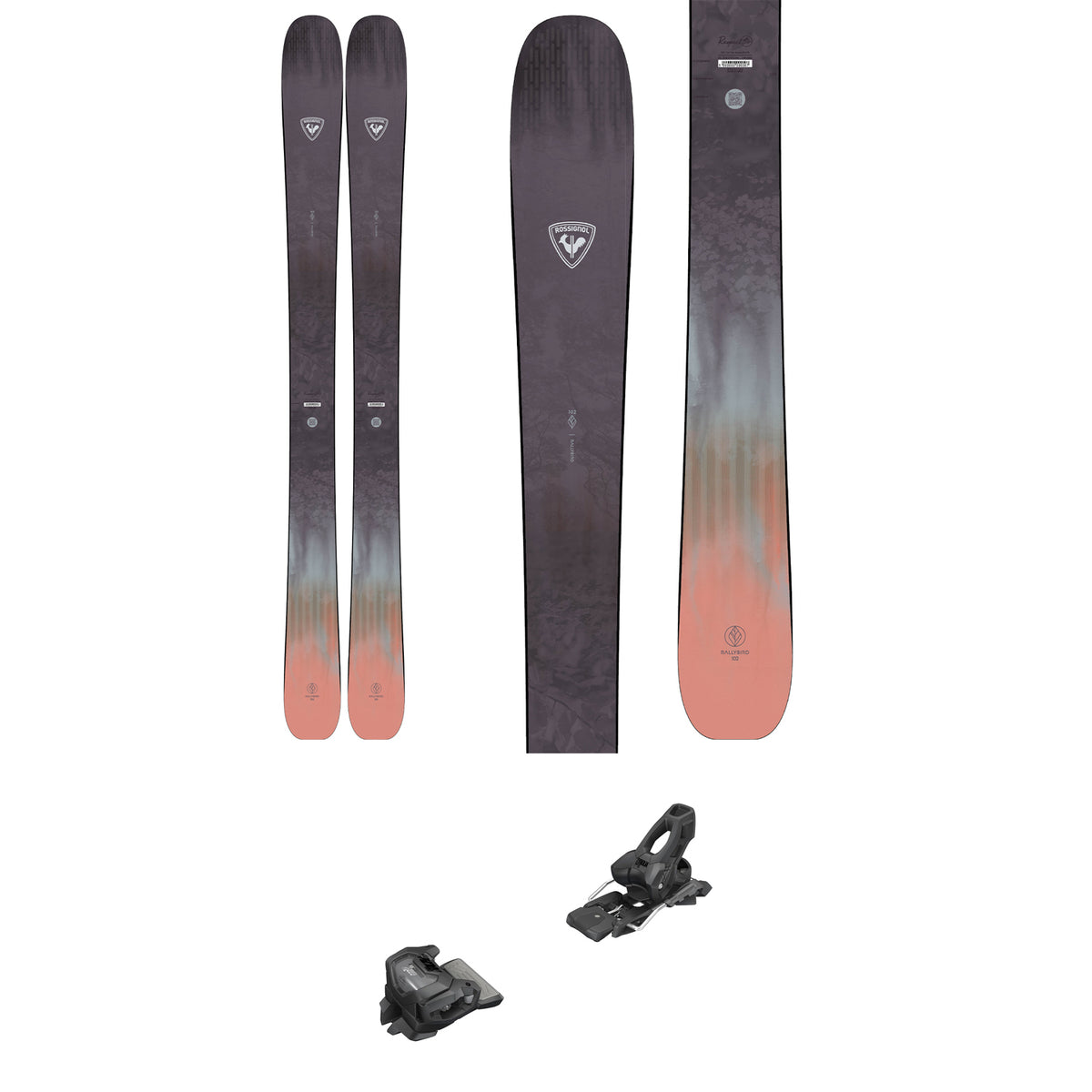 Rossignol Rallybird 102 Skis + Tyrolia Attack 11 GW Bindings - Women's 2023