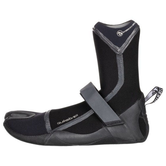 Quiksilver 5mm Marathon Sessions Split Toe Wetsuit Boots Black