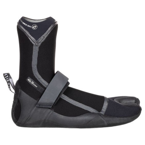 Quiksilver 5mm Marathon Sessions Split Toe Wetsuit Boots Black