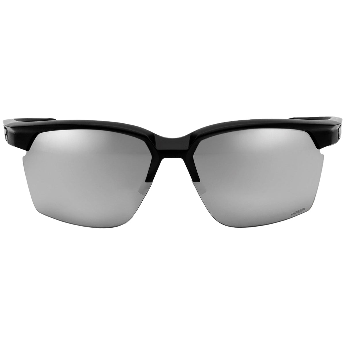 100% Sportcoupe Sunglasses Matte Black/HiPER Silver Mirror Lens