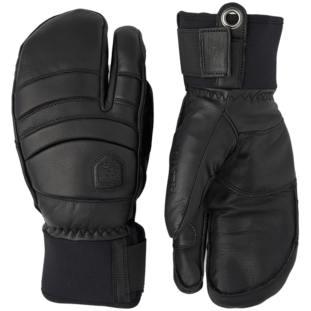 Hestra Fall Line 3-Finger Mittens Black