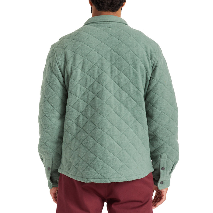 Brixton Cass Quilted Fleece Jacket - Men's Dark Forest