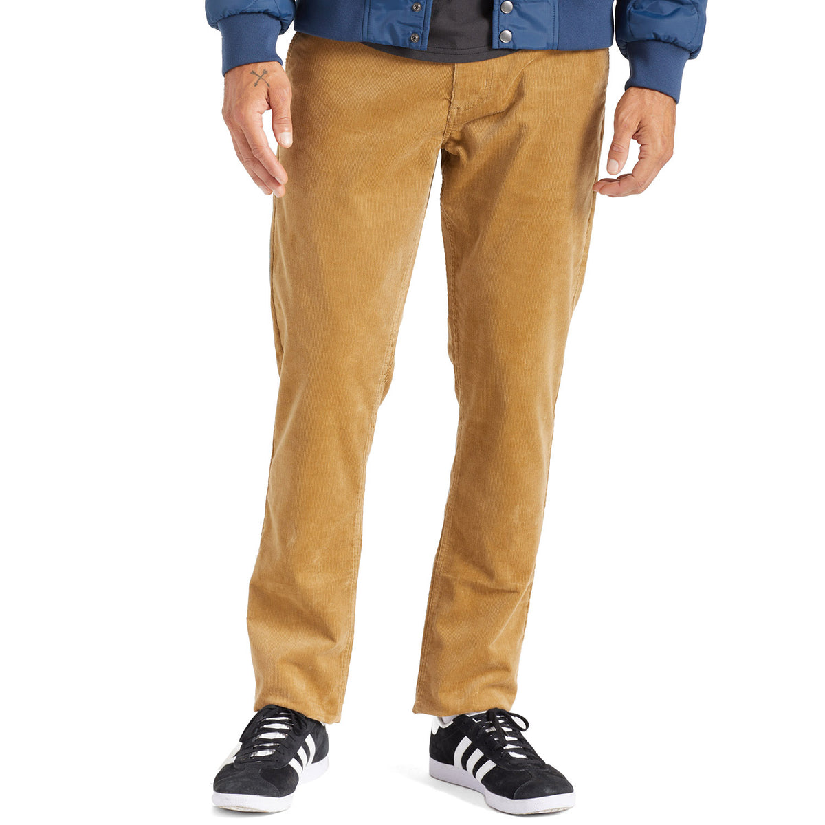 Brixton Choice Chino Regular Pants - Men's Khaki Cord