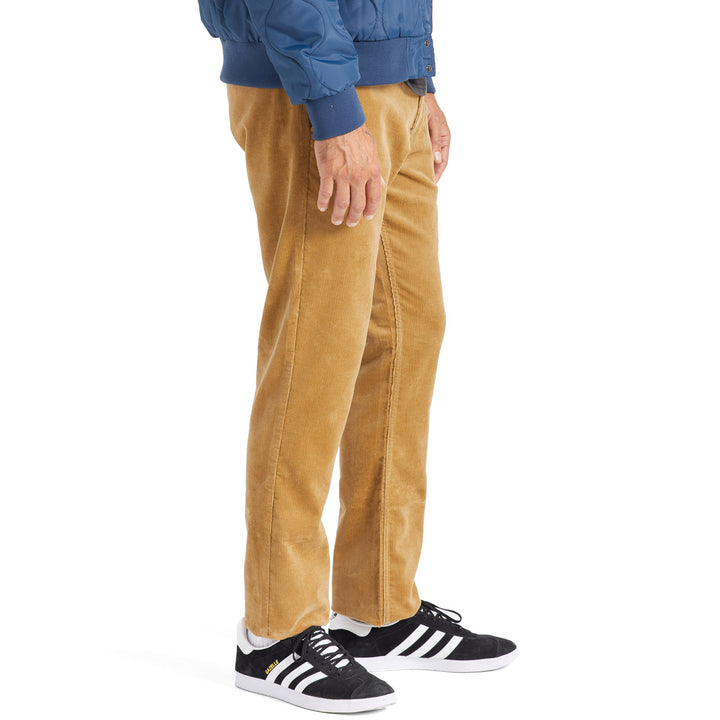 Brixton Choice Chino Regular Pants - Men's Khaki Cord