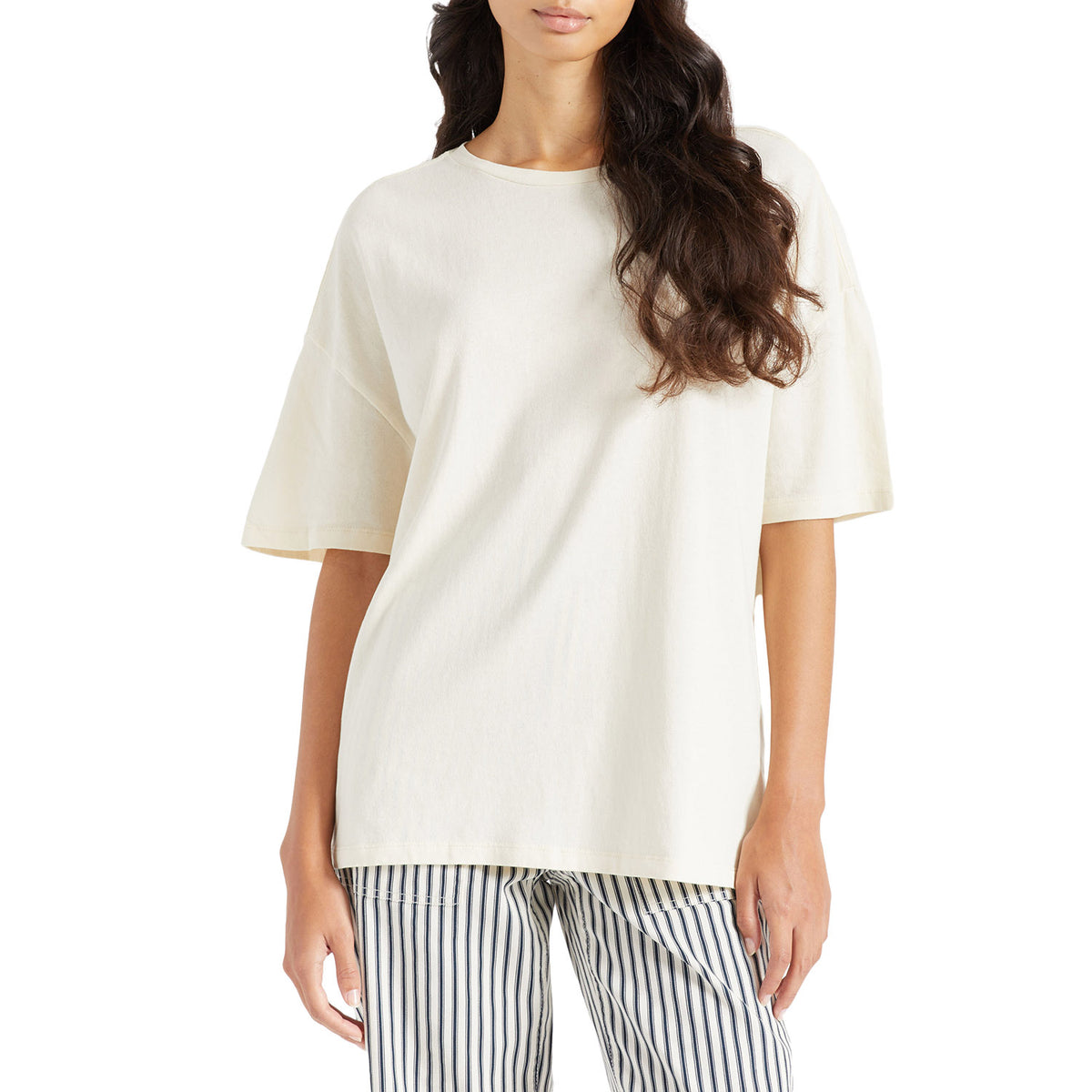 Brixton Oversized Boyfriend T-Shirt - Women's Dove