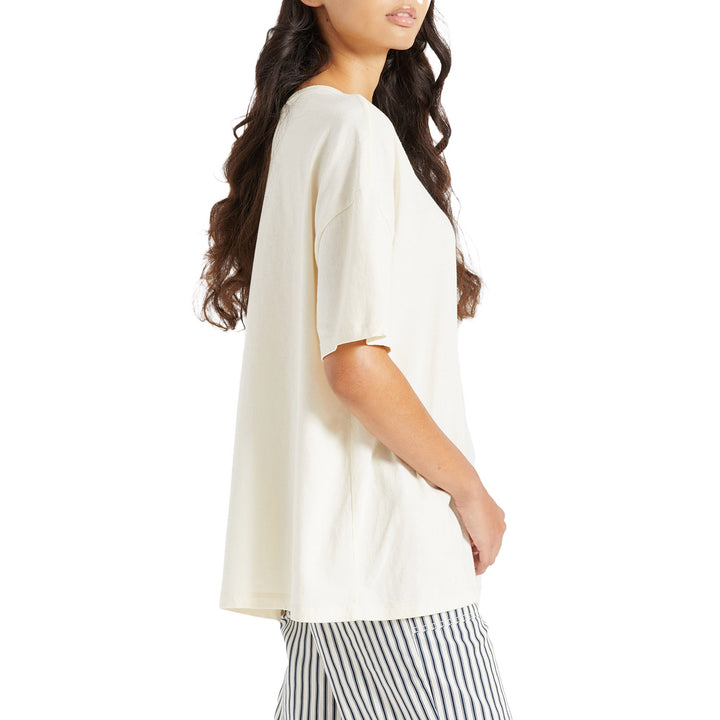 Brixton Oversized Boyfriend T-Shirt - Women's Dove