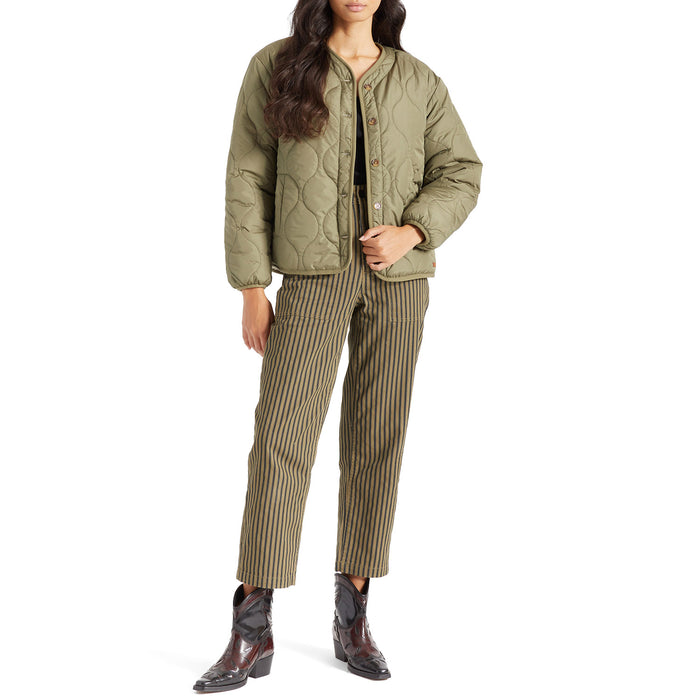 Brixton Sherpa Reversible Paddle Jacket - Women's Military Olive