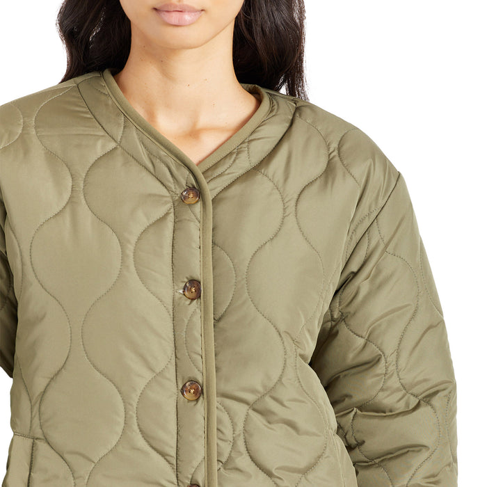 Brixton Sherpa Reversible Paddle Jacket - Women's Military Olive