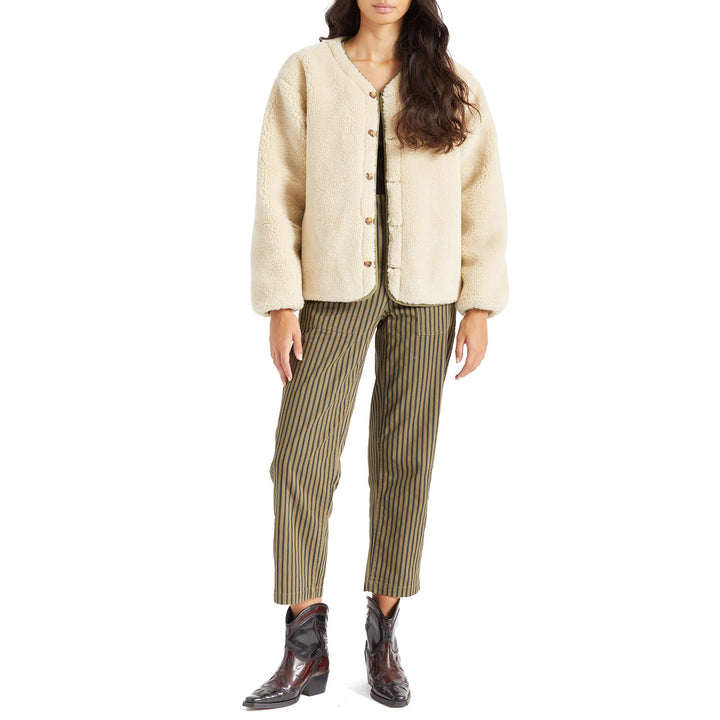 Brixton Sherpa Reversible Paddle Jacket - Women's Military Olive