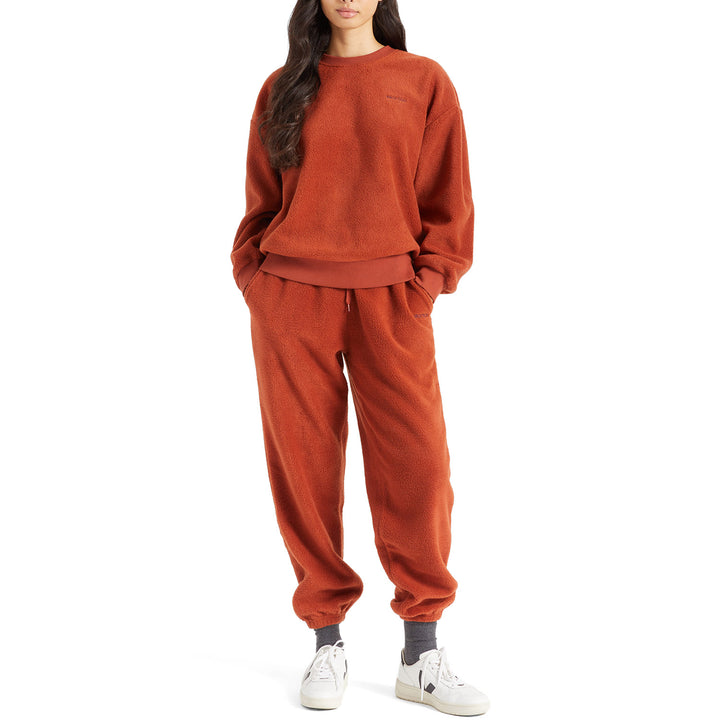 Brixton Weekender Blanket Crew Sweater - Women's Burnt Henna