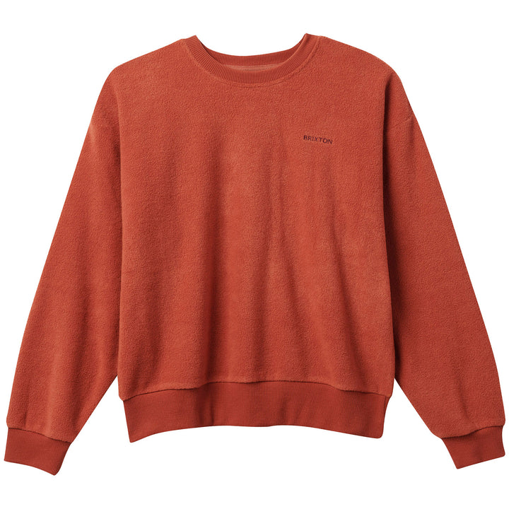 Brixton Weekender Blanket Crew Sweater - Women's Burnt Henna