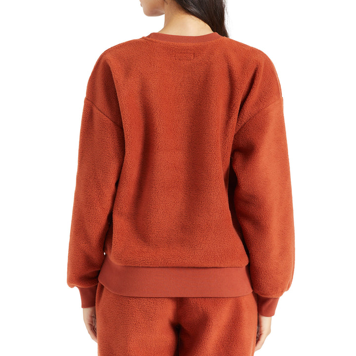 Brixton Weekender Blanket Crew Sweater - Women's Burnt Henna