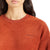 Brixton Weekender Blanket Crew Sweater - Women's Burnt Henna