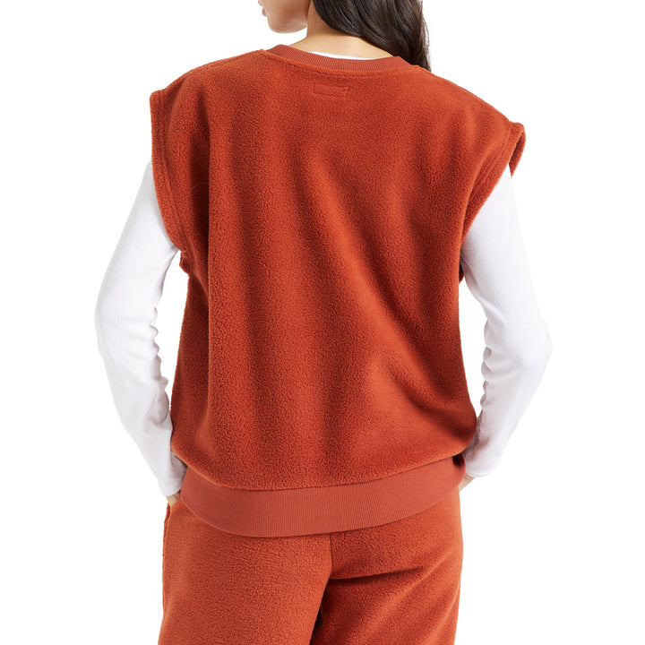 Brixton Weekender Blanket Muscle Crew Sweater - Women's Burnt Henna
