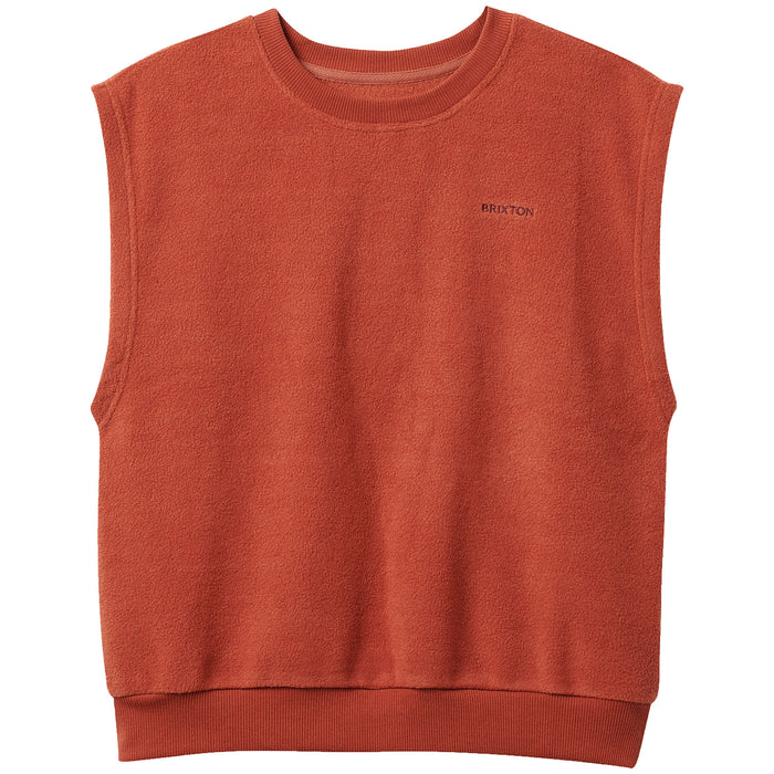Brixton Weekender Blanket Muscle Crew Sweater - Women's Burnt Henna