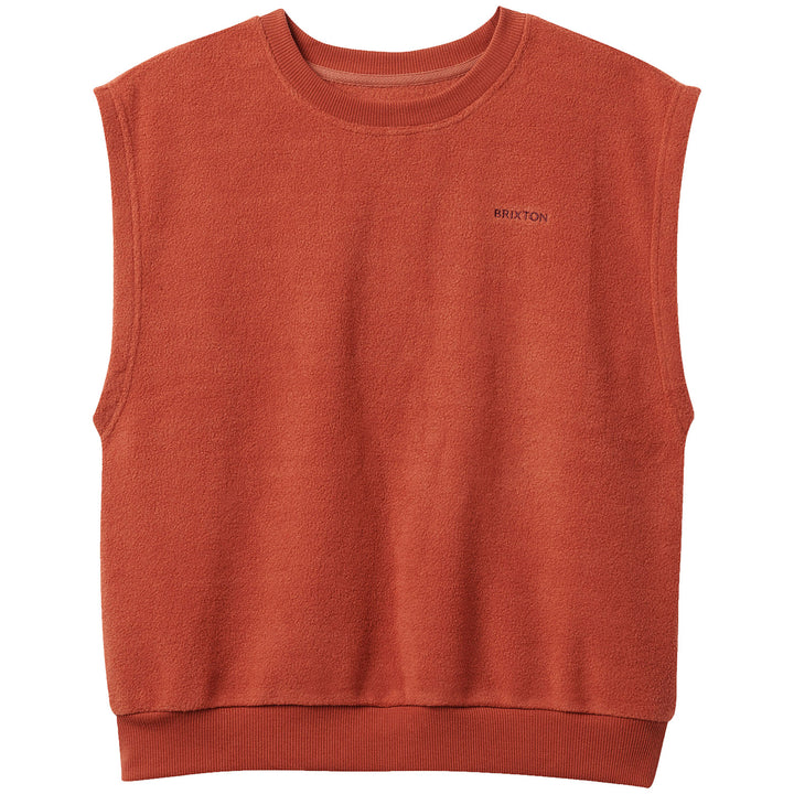Brixton Weekender Blanket Muscle Crew Sweater - Women's Burnt Henna