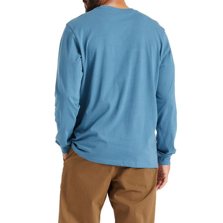 Brixton Basic Pocket Long-Sleeve T-Shirt - Men's Indian Teal
