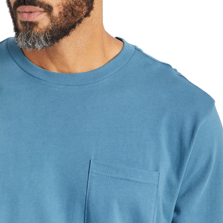 Brixton Basic Pocket Long-Sleeve T-Shirt - Men's Indian Teal